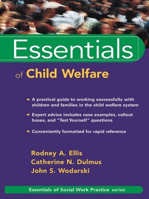 cover image of Essentials of Child Welfare